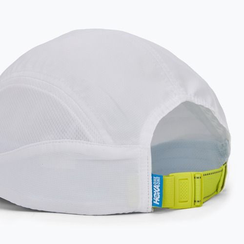 HOKA Run weiße Kappe mit Schirm