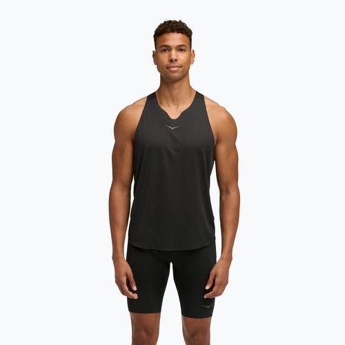 HOKA Race Singlet Herren Laufshirt hoka schwarz