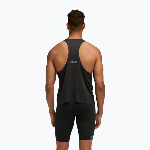 HOKA Race Singlet Herren Laufshirt hoka schwarz
