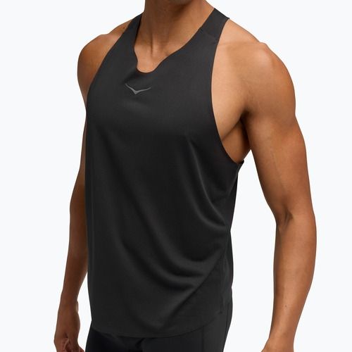 HOKA Race Singlet Herren Laufshirt hoka schwarz