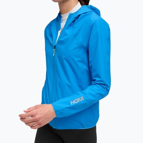 Damen-Laufjacke HOKA Skybreeze Waterproof GTX hoka blau