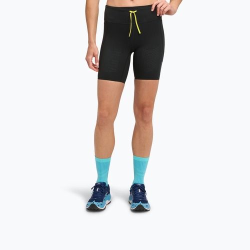 Damen Laufleggings HOKA Skybreeze Half schwarz