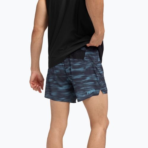 HOKA Glide 5" Herren Laufshorts blue blurr