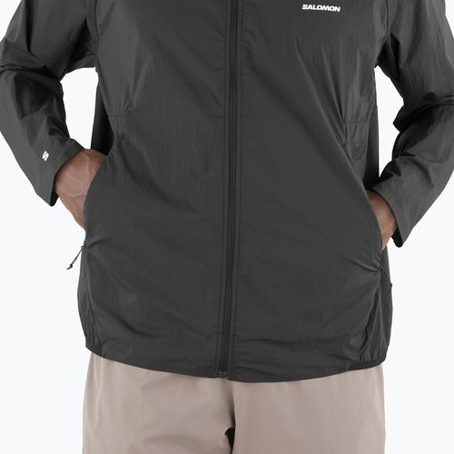 Herren-Laufjacke Salomon Shakeout Fly deep black