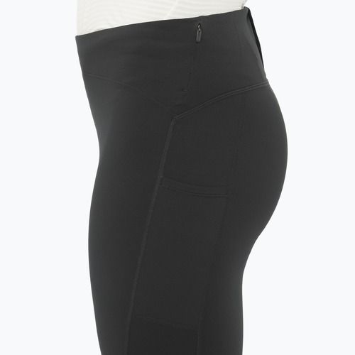 Damen-Laufleggings Salomon Shakeout Core Warm deep black