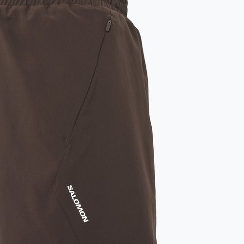 Herren-Laufshorts Salomon Shakeout C 2IN1 7" Kaffee-Bohne