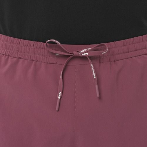 Herren-Laufshorts Salomon Shakeout C 2IN1 7" nocturne