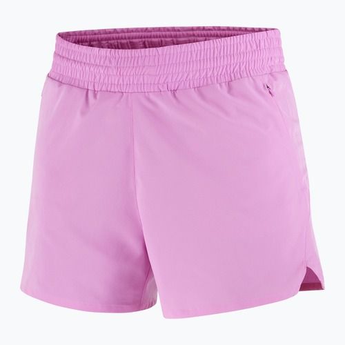 Damen-Laufshorts Salomon SHAKEout Core 4" cyclamen