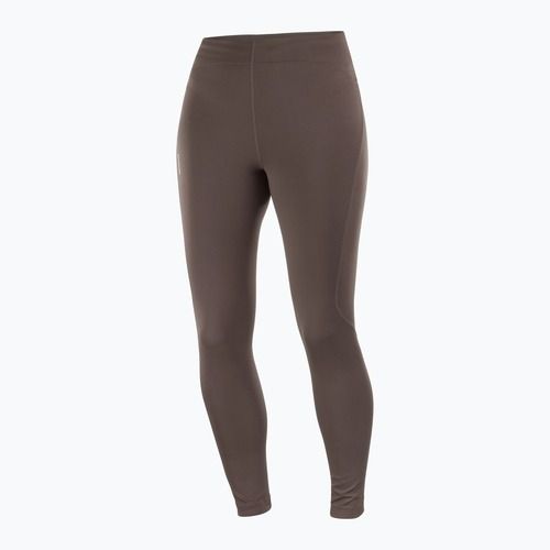 Damen-Laufleggings Salomon SHAKEout Core 28" coffee bean