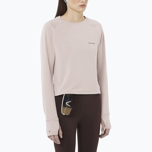 Damen-Trekkingpullover Salomon Essential Lightwarm CN etherea