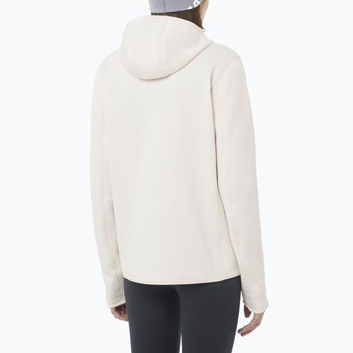 Salomon Damen Outline Warm Fleece Hoodie flüsterweiß
