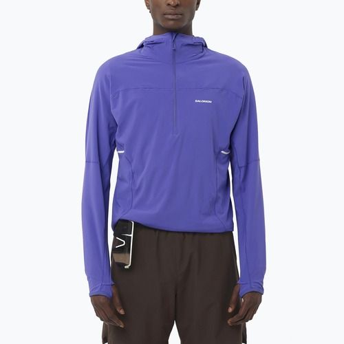 Herren Salomon Sense Aero Half Zip Hoodie frei