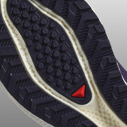 Damen-Laufschuhe Salomon Aero Blaze 3 GRVL astral aura/maritime blue/haute red