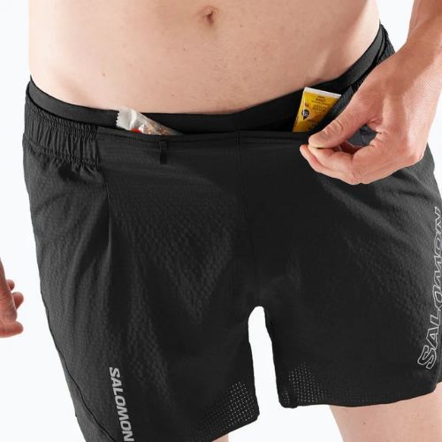 Herren-Laufshorts Salomon Sense Aero 5" schwarz