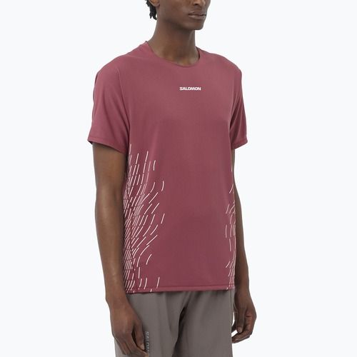 Herren-Laufshirt Salomon Sense Aero GFX nocturne