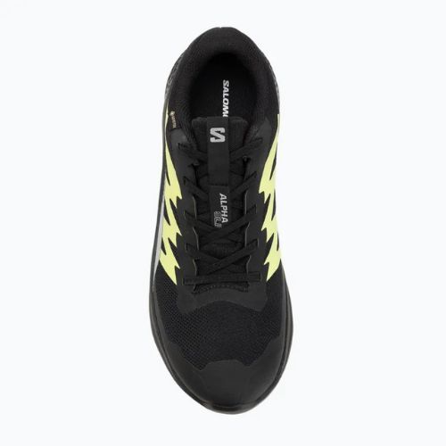 Herren-Laufschuhe Salomon Alphaglide GTX schwarz/legierung/scharfgrün