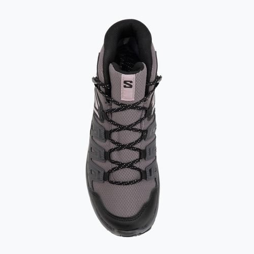 Damen-Trekkingstiefel Salomon Extegra GTX Mid henna/run raisin/mahogany rose