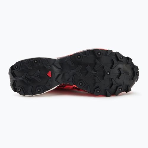 Herren-Laufschuhe Salomon Spikecross 6 GTX Rindsleder/Schwarz/Neonflamme