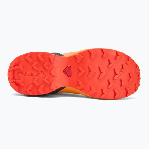 Kinder-Trekking-Schuhe Salomon Speedcross schwarz/Kirschrot/Kurkuma