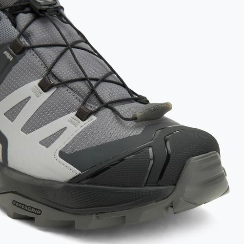 Herren-Trekking-Schuhe Salomon X Ultra 360 GTX castlerock/schwarz/spicy mustard
