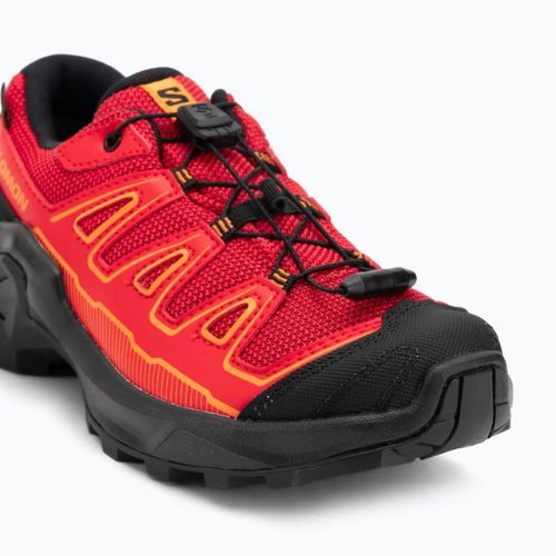Kinder-Trekking-Schuhe Salomon X Ultra GTX biking red/schwarz/flame scarlet