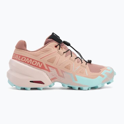 Damen-Laufschuhe Salomon Speedcross 6 Mahagoni Rose/Leises Violett/Eisiges Aqua