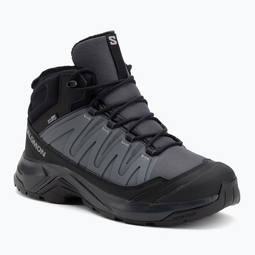 Herren Wanderschuhe Salomon X-Adventure Coldrush WP Asphalt / schwarz / Legierung