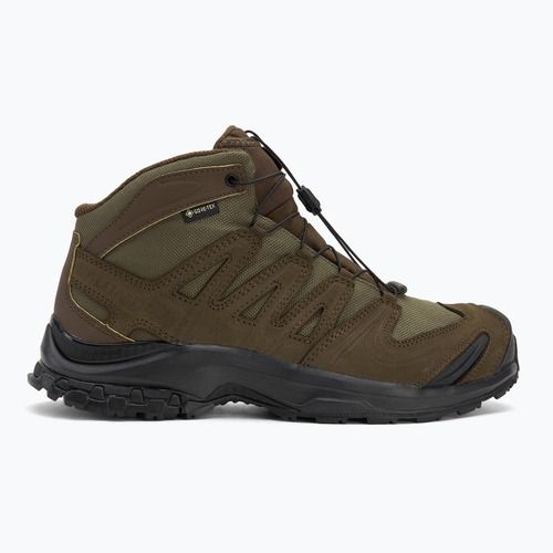 Herren-Trekking-Schuhe Salomon XA Tracker GTX earth brown/olive night/schwarz