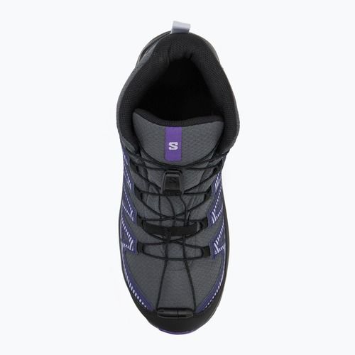 Salomon XA Pro V8 MID WP Kinder Wanderschuhe Turbulenz / schwarz / Freiheit
