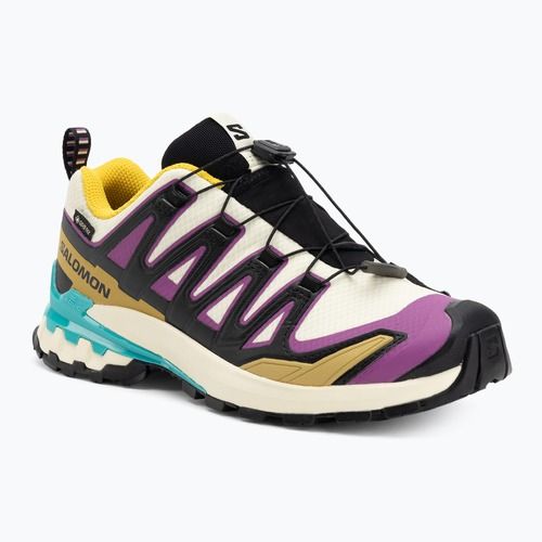 Damen Laufschuhe Salomon XA PRO 3D V9 GTX transparent gelb/schwarz/wasserfall
