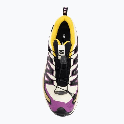 Damen Laufschuhe Salomon XA PRO 3D V9 GTX transparent gelb/schwarz/wasserfall