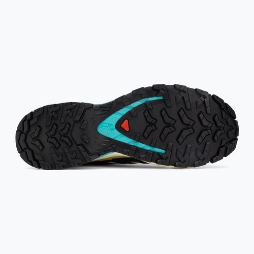 Damen Laufschuhe Salomon XA PRO 3D V9 GTX transparent gelb/schwarz/wasserfall