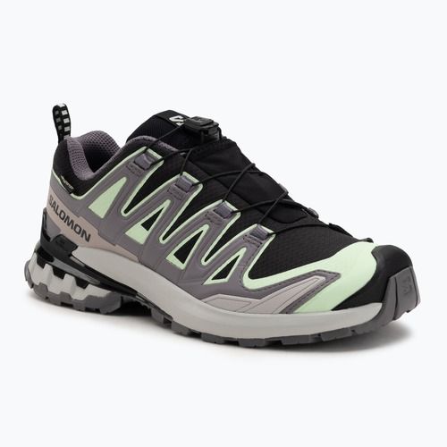 Damen Laufschuhe Salomon XA PRO 3D V9 GTX schwarz/patina grün/grau violett