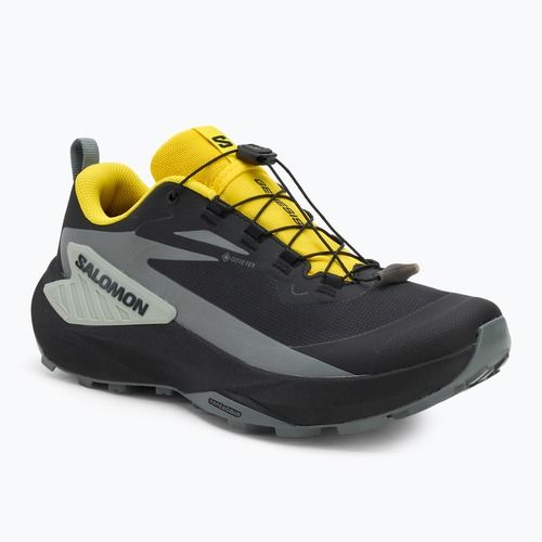 Herren-Laufschuhe Salomon Genesis GTX schwarz/sedona sage/incaberry