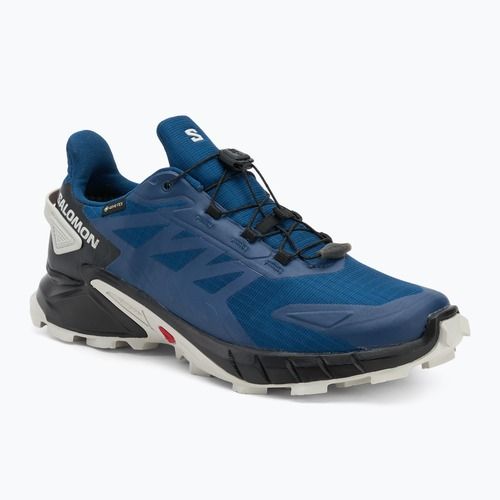 Herren-Laufschuhe Salomon Supercross 4 GTX poseidon/schwarz/lunar rock
