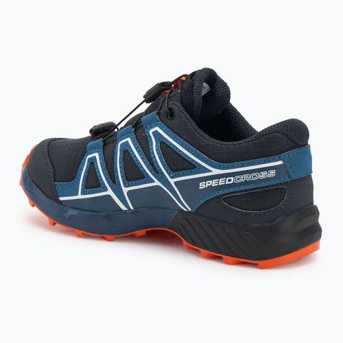 Salomon Speedcross Waterproof Kinderlaufschuhe dunkelmarine/dunkelblau/rotorange
