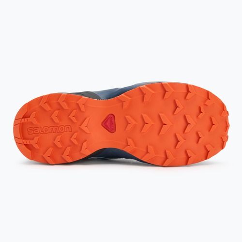 Salomon Speedcross Waterproof Kinderlaufschuhe dunkelmarine/dunkelblau/rotorange