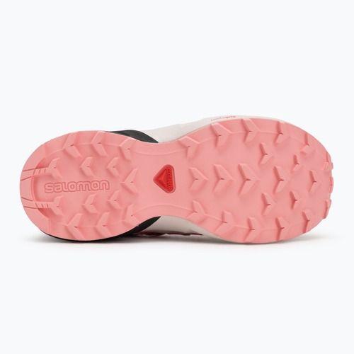Kinder-Laufschuhe Salomon Speedcross Waterproof grisaille/hushed violet/rouge red