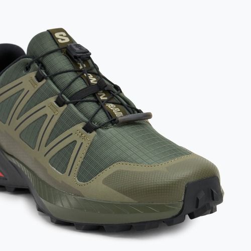 Herren-Laufschuhe Salomon Speedcross Peak olive night/deep lichen green/schwarz