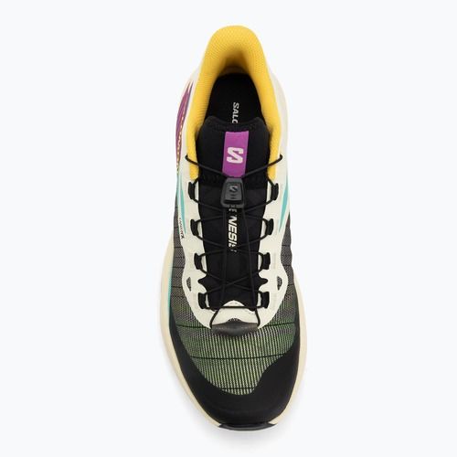 Herren-Laufschuhe Salomon Genesis transparent gelb/schwarz/willowherb
