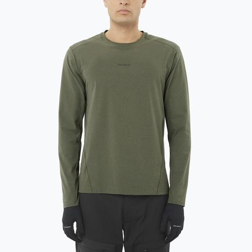 Langarmshirt Herren Salomon Trackline Traubenblatt