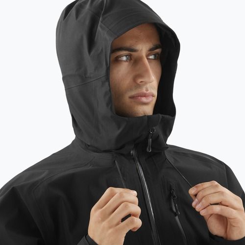 Herren Softshelljacke Salomon Outline 3l GTX tiefschwarz