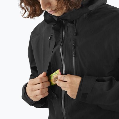Herren Softshelljacke Salomon Outline 3l GTX tiefschwarz