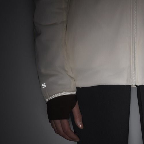 Damen Hybridjacke Salomon Mountain Flex whisper white
