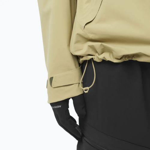 Herren Softshell-Jacke Salomon Outherpath Pro 2.5 l grau grün/weinblatt