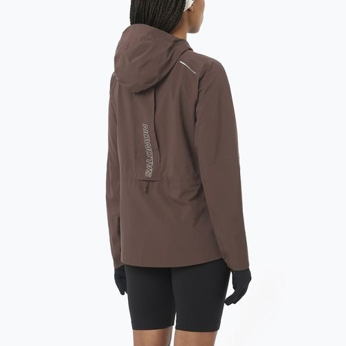 Damen Laufjacke Salomon Trail Kaffeebohne