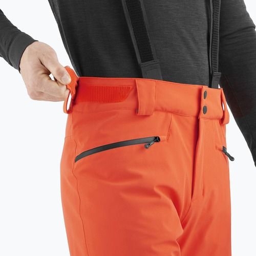 Herren-Skihose Salomon Edge cherry tomato
