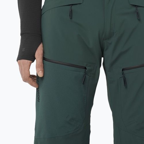 Herren-Skihose Salomon Spectral Green Gables