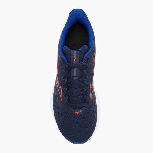 Kinder-Laufschuhe Mizuno Enerzy Rider Jr peacoat/ignitionred/ reflective blue