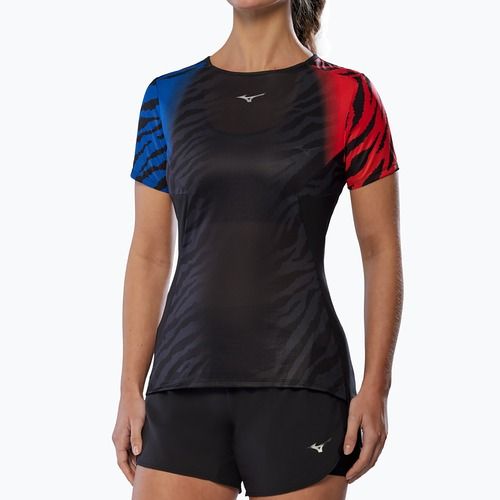 Damen-Laufshirt Mizuno DryAeroFlow Graphic Tee oni red